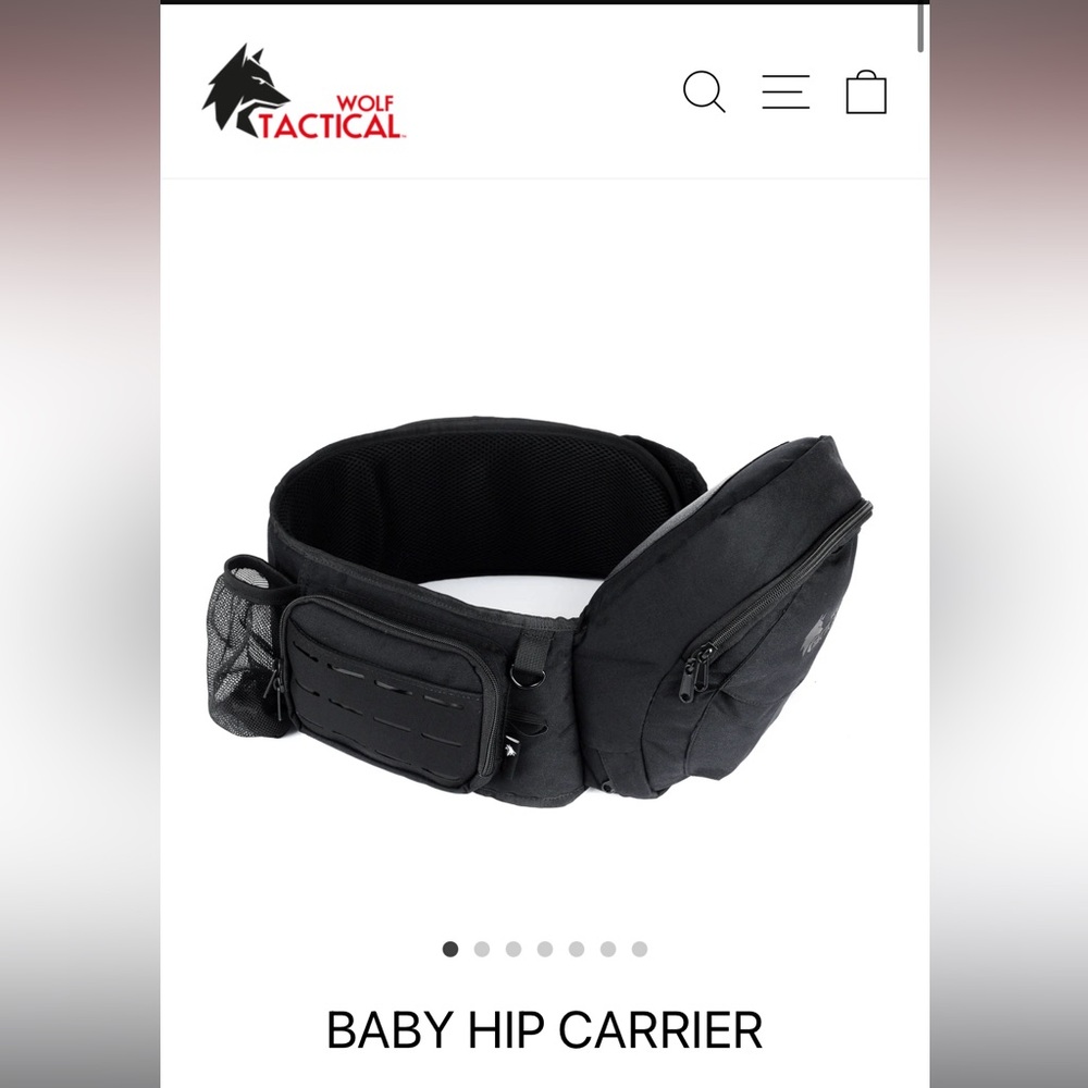NWT - Wolf Tactical Baby Hip Carrier - Camo